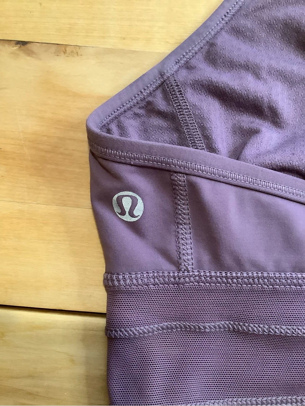 Lululemon Seek The Heat Bra Purple Fog Front Hooks Longline 10 - Picture 9 of 12